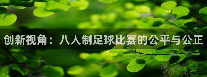 创新视角：八人制足球比赛的公平与公正