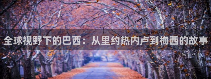 全球视野下的巴西：从里约热内卢到梅西